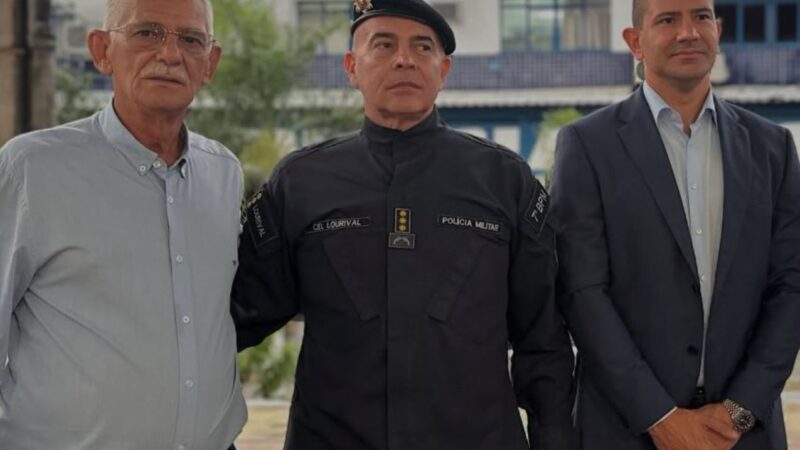 Prefeito Capitão Nelson e deputado Douglas Ruas prestigiam posse do coronel Lourival no comando do 7º BPM em São Gonçalo