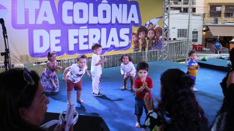 Ita Colônia de Férias começa com muita diversão e segue neste domingo (03/08) no Centro de Itaboraí