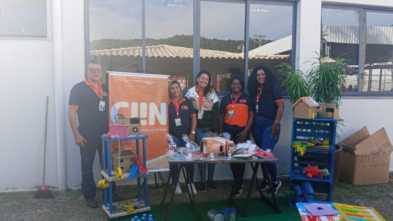 Projeto de coleta seletiva da Clin realizado na rede pública de Niterói serve de modelo para colégio canadense