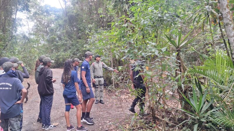 Guarda Ambiental de Niterói promove educação ecológica no Parque da Cidade