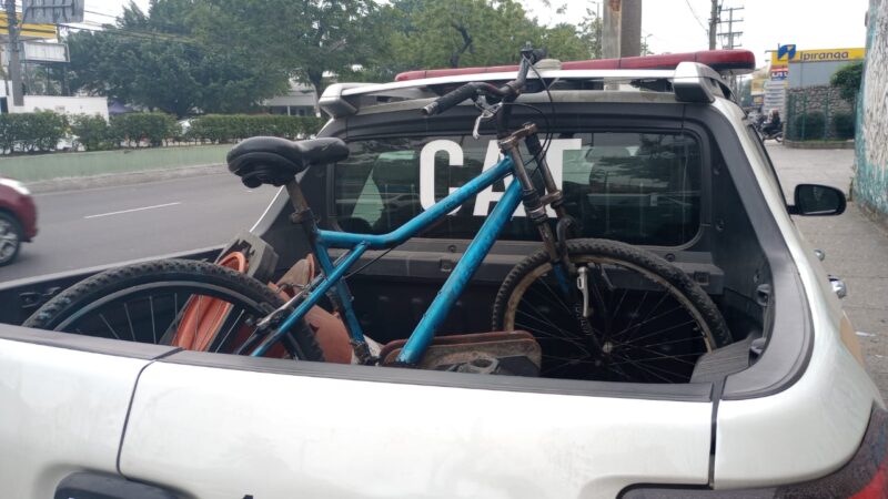 Guarda Civil Municipal de Niterói recupera bicicleta furtada