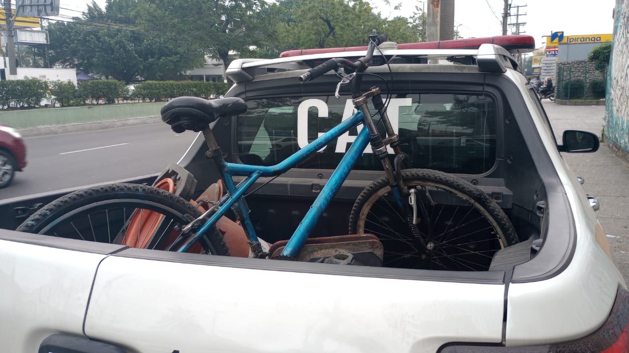 Guarda Civil Municipal de Niterói recupera bicicleta furtada