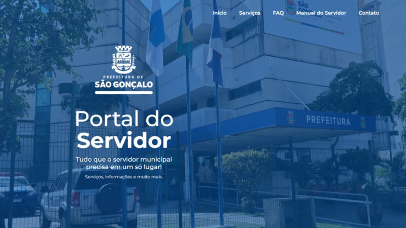 São Gonçalo lança um novo Portal do Servidor