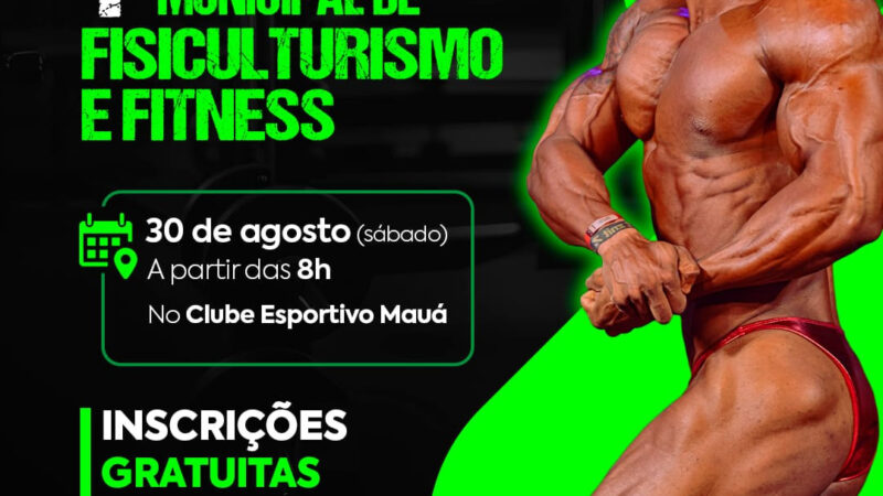 Inscrições abertas para campeonato de fisiculturismo em São Gonçalo