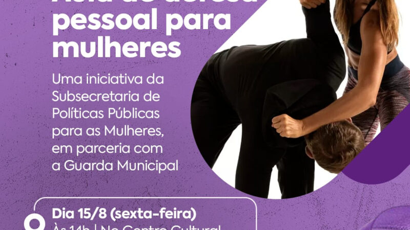 São Gonçalo promove aula de defesa pessoal para mulheres