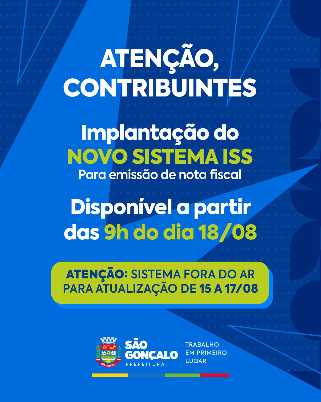 São Gonçalo implanta novo sistema de gestão do ISS