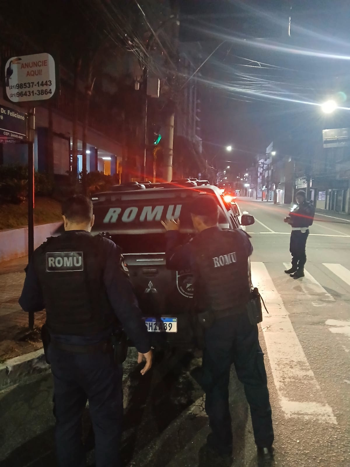 Central de Segurança flagra furtos de cabos e pichação em São Gonçalo durante a madrugada