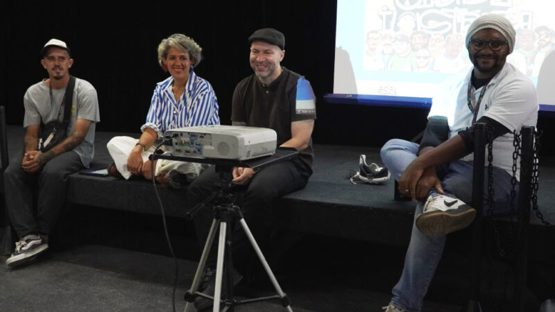 São Gonçalo tem as duas primeiras aulas de graffiti ministradas pelo artista Marcelo Eco