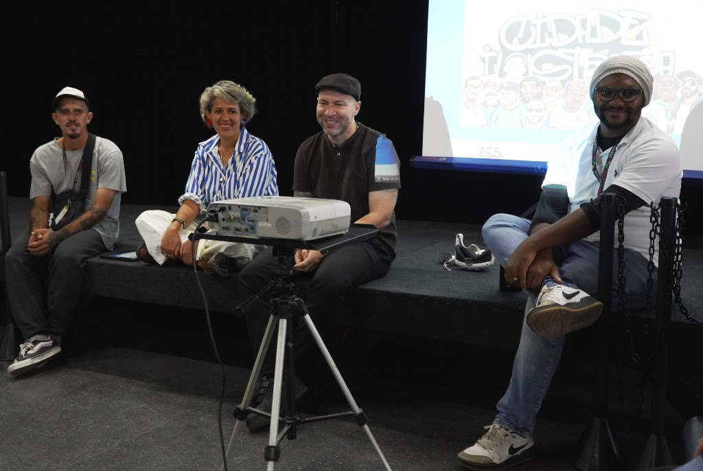 São Gonçalo tem as duas primeiras aulas de graffiti ministradas pelo artista Marcelo Eco