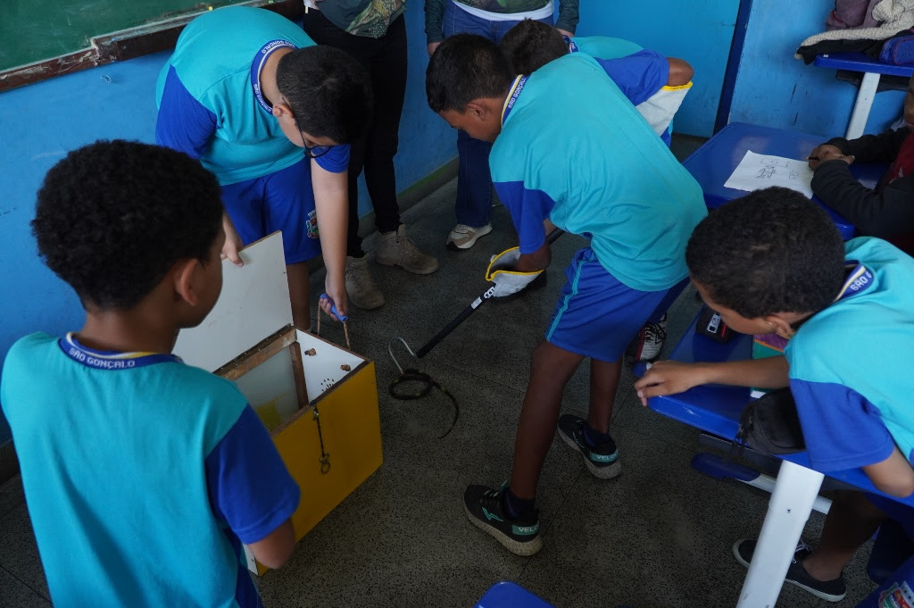 Projeto Meu Ambiente ensina sobre a importância da conservação da natureza para alunos do Ciep 411