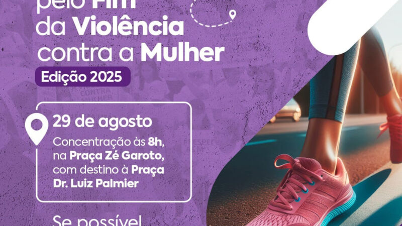 São Gonçalo promove caminhada pelo fim da violência contra a mulher