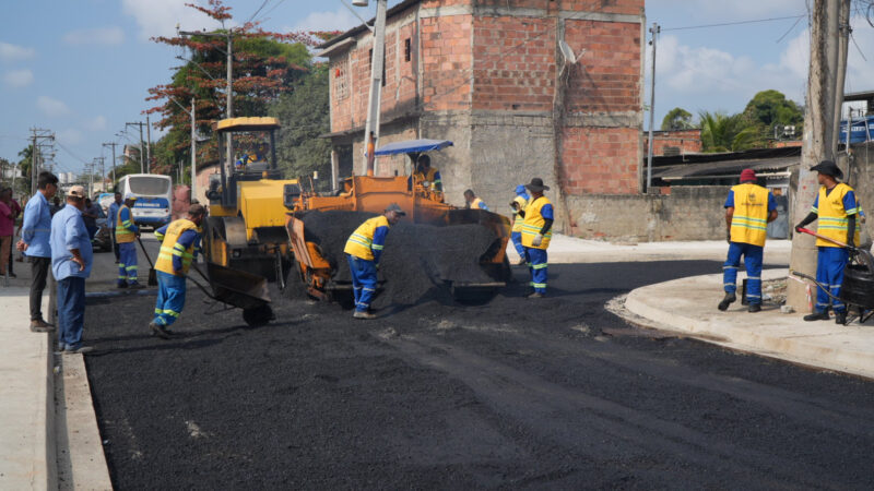 Obras nos bairros Mutuá, Mutuaguaçu e Porto do Rosa estão na reta final