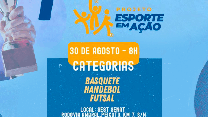 Projeto Esporte em Ação vai promover mais um torneio entre núcleos neste sábado