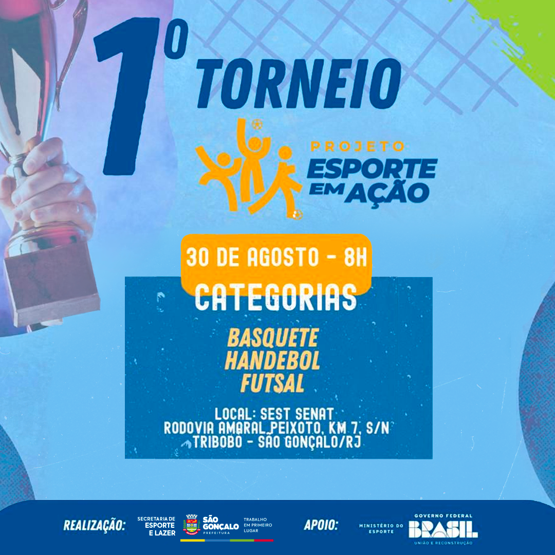 Projeto Esporte em Ação vai promover mais um torneio entre núcleos neste sábado