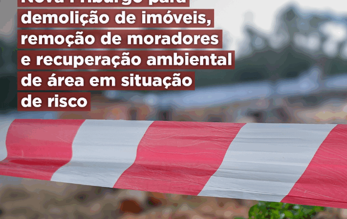 MPRJ firma TAC com Nova Friburgo para demolição de imóveis, remoção de moradores e recuperação ambiental de área em situação de risco
