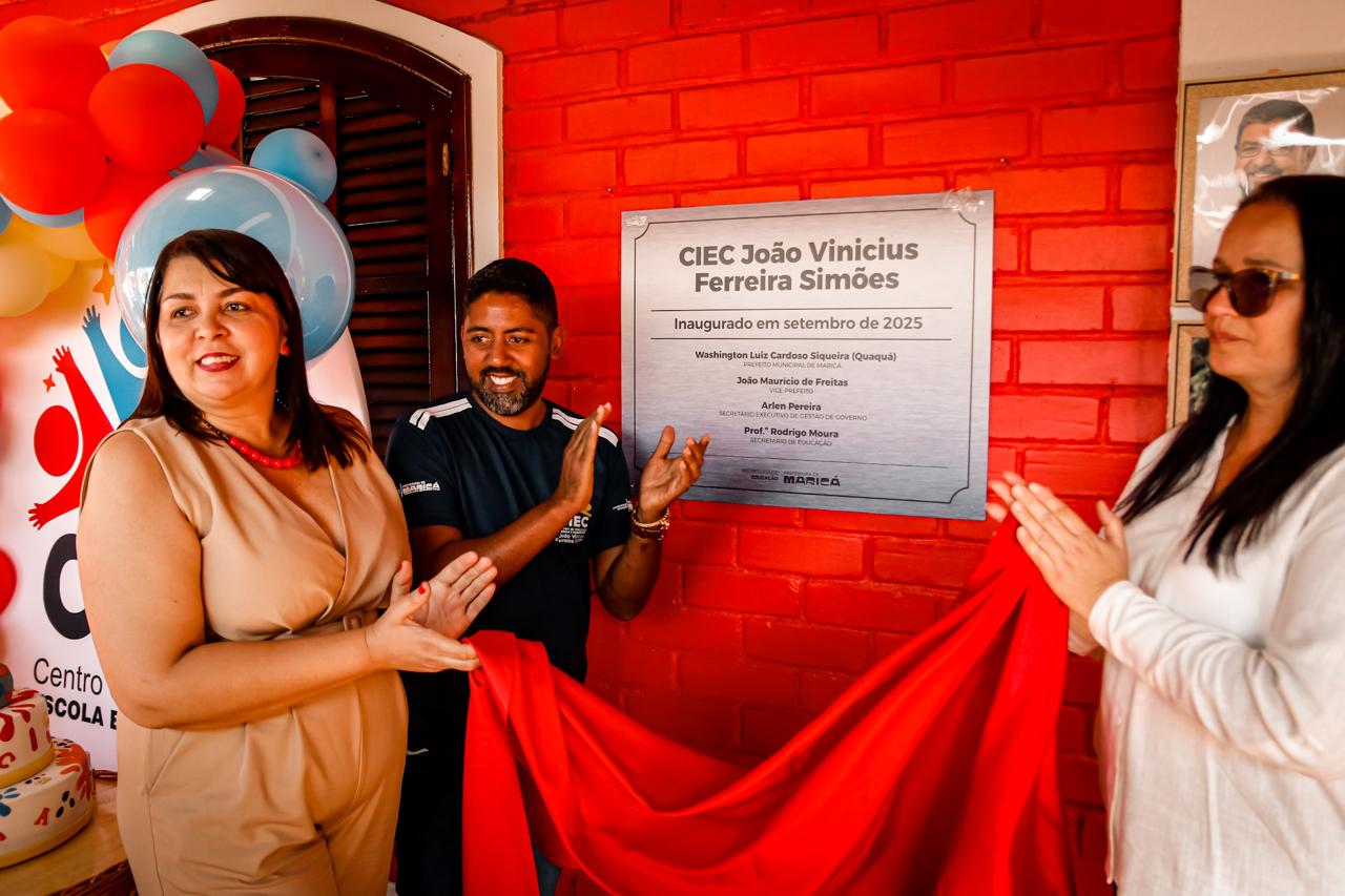 Prefeitura de Maricá inaugura primeiro Centro de Integração Escola-Comunidade