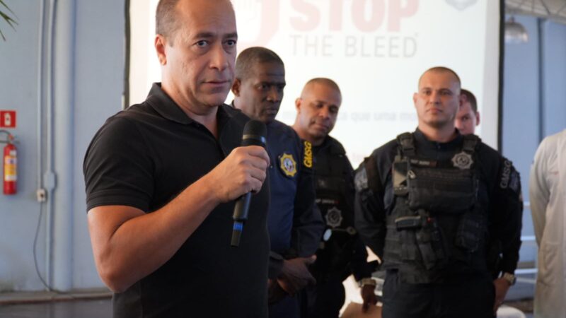 Hospital Estadual Alberto Torres capacita guardas municipais de São Gonçalo em controle de hemorragias