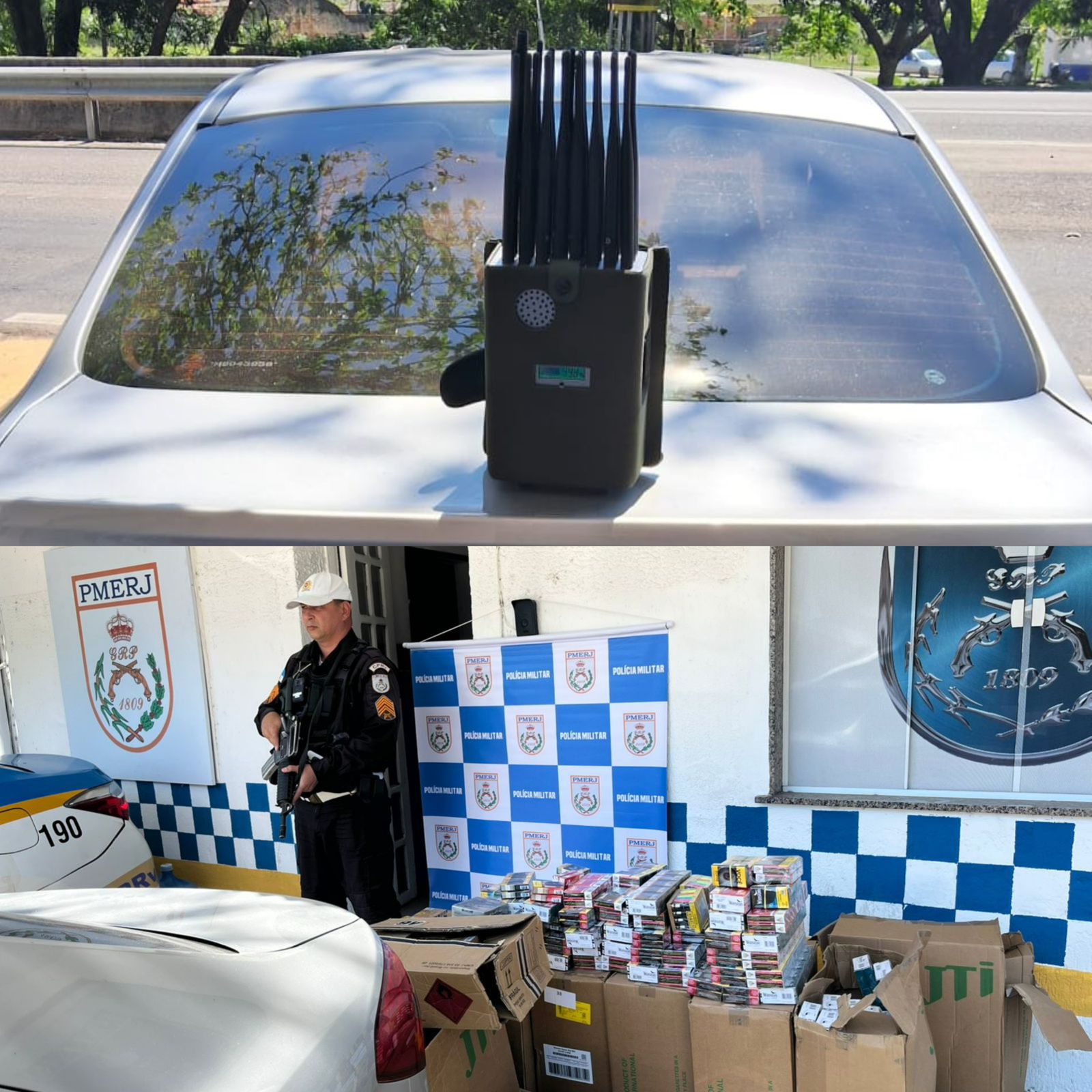 CPRv recupera carga roubada e liberta motorista feito refém em Rio Bonito