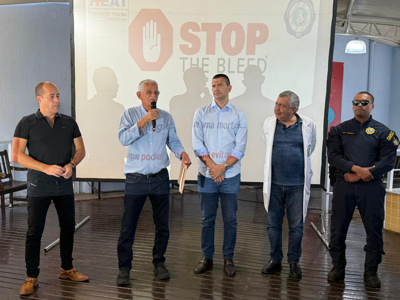 Hospital Alberto Torres capacita guardas municipais de São Gonçalo para salvar vidas em casos de hemorragia