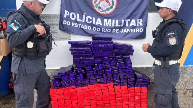 CPRv apreende grande quantidade de maconha em Resende durante operação do Cinturão de Divisas