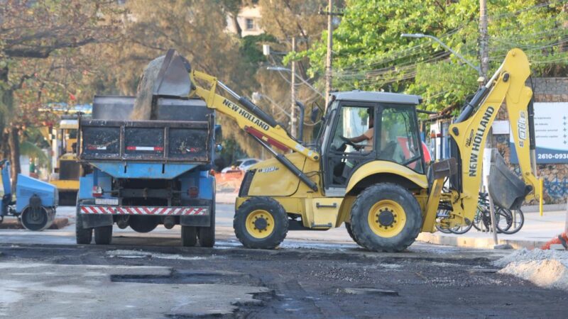 Prefeitura de Niterói avança com obras em Charitas e anuncia liberação de duas faixas na Praia sentido Zona Sul