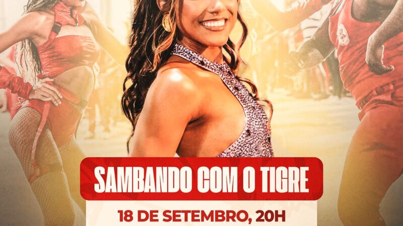 Porto da Pedra recebe Mayara Lima em nova edição do projeto “Sambando com o Tigre”