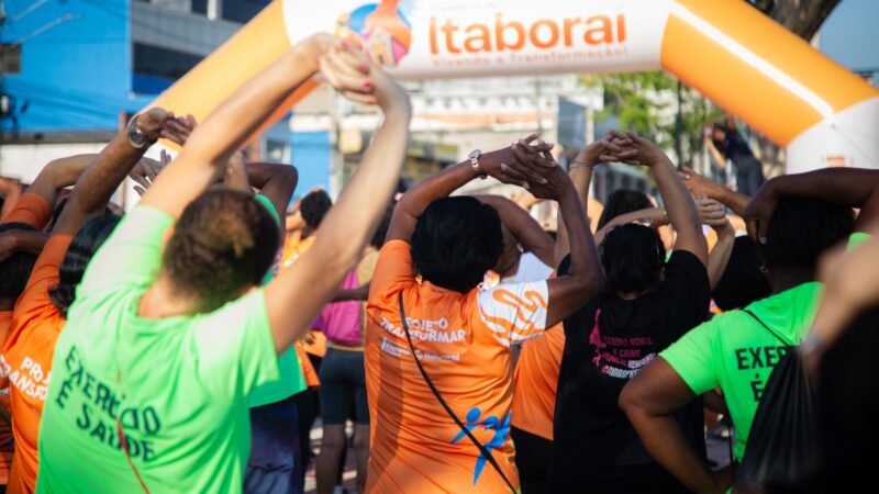 Projeto Transformar anima a manhã com mais um aulão na Avenida 22 de Maio