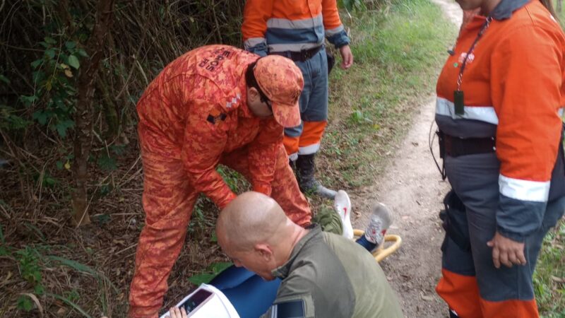 Guarda Municipal resgata jovem na Trilha Tupinambá
