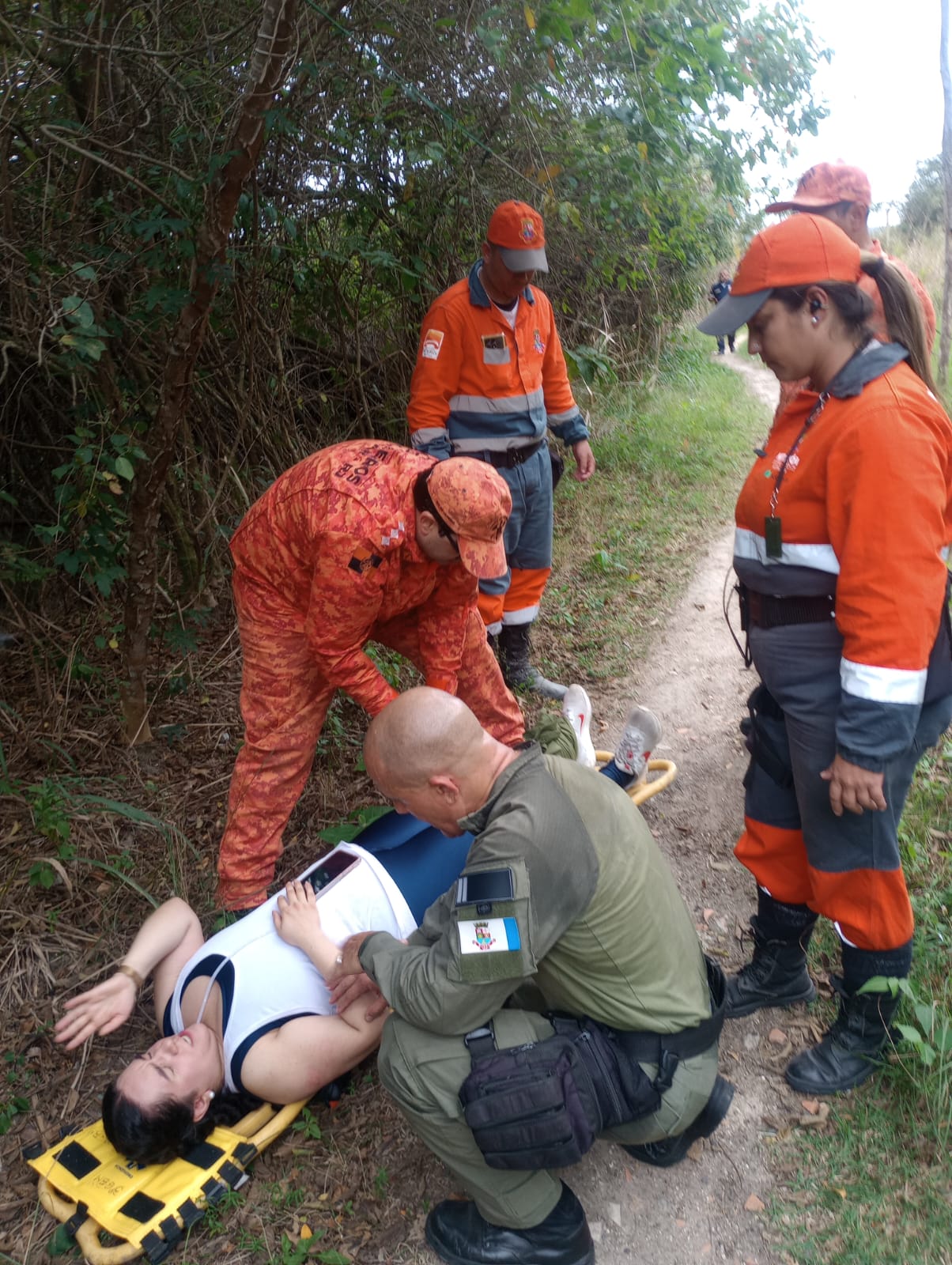 Guarda Municipal resgata jovem na Trilha Tupinambá