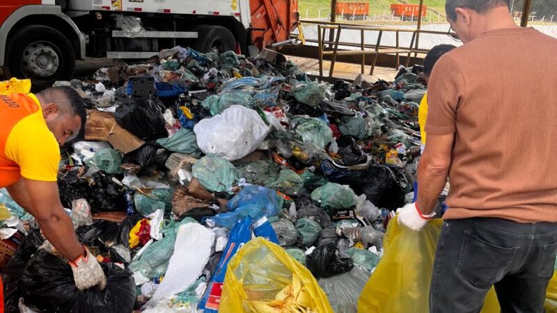 Niterói intensifica análise dos resíduos sólidos para melhorar ainda mais a limpeza urbana da cidade, já considerada a primeira do estado