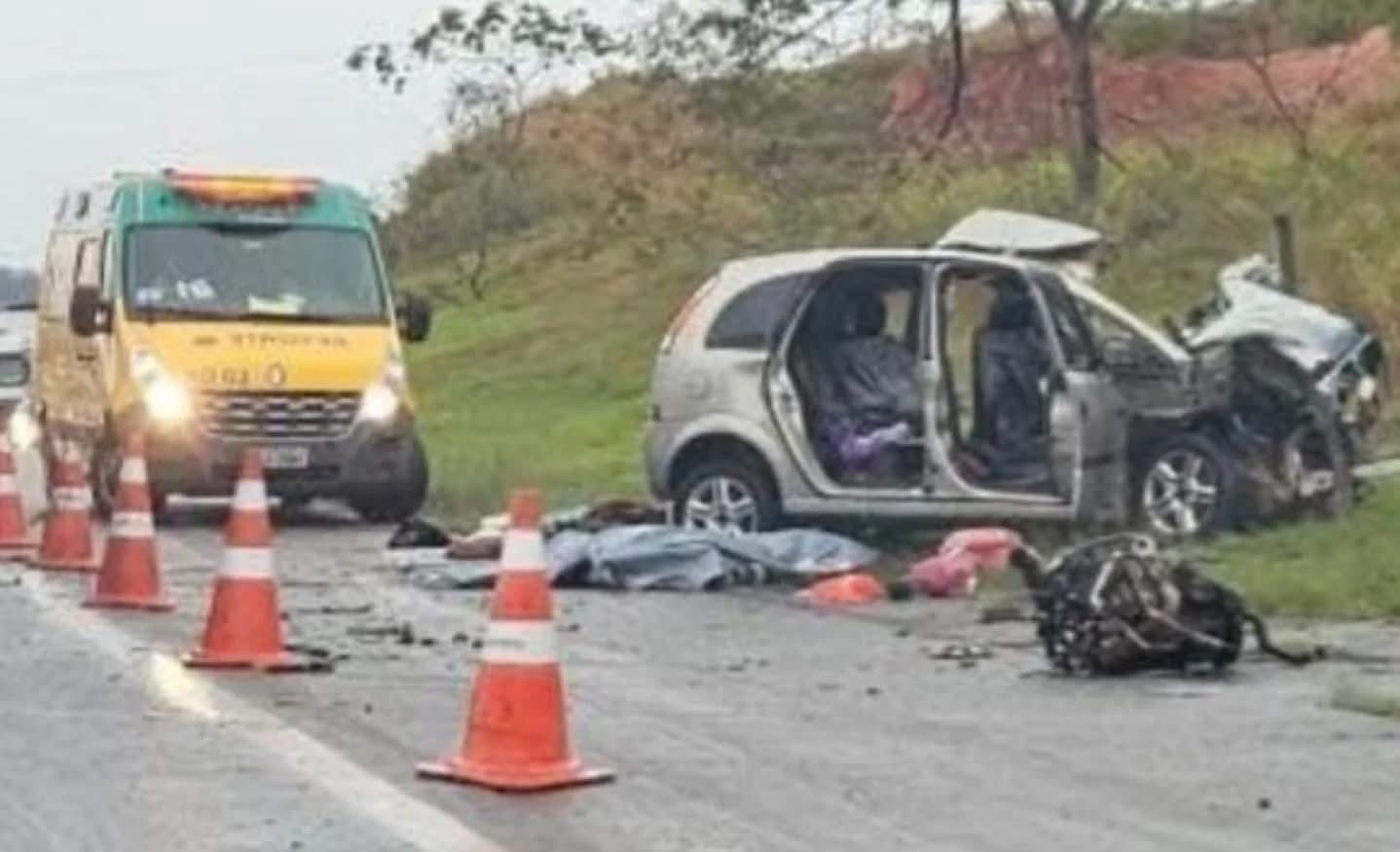 Tragédia na BR-101 em Macaé: colisão deixa dois mortos e vários feridos