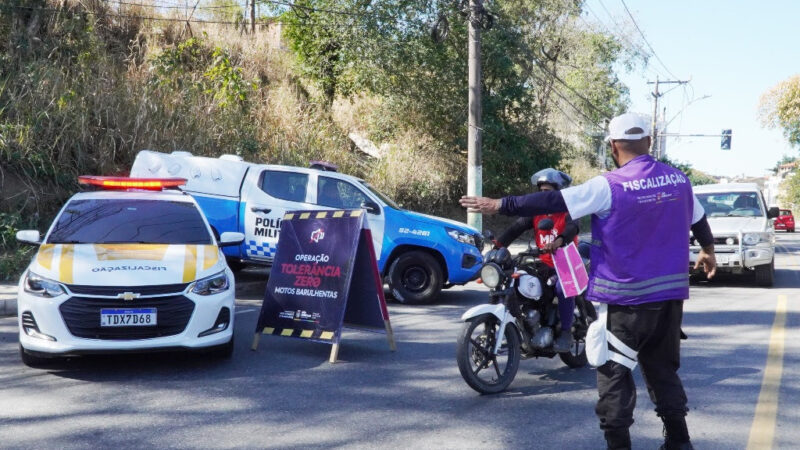 Operação Tolerância Zero contra motos barulhentas realiza mais de 850 abordagens em uma semana