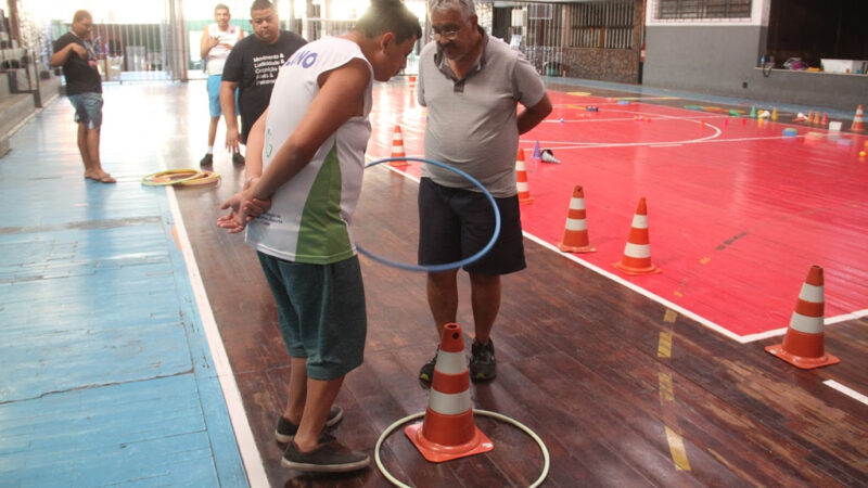 Aulas de psicomotricidade reúne mais de 30 pessoas com deficiência no bairro Camarão