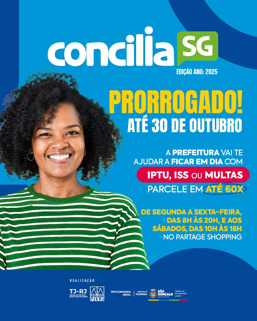 São Gonçalo prorroga Concilia 2025 até 30 de outubro 