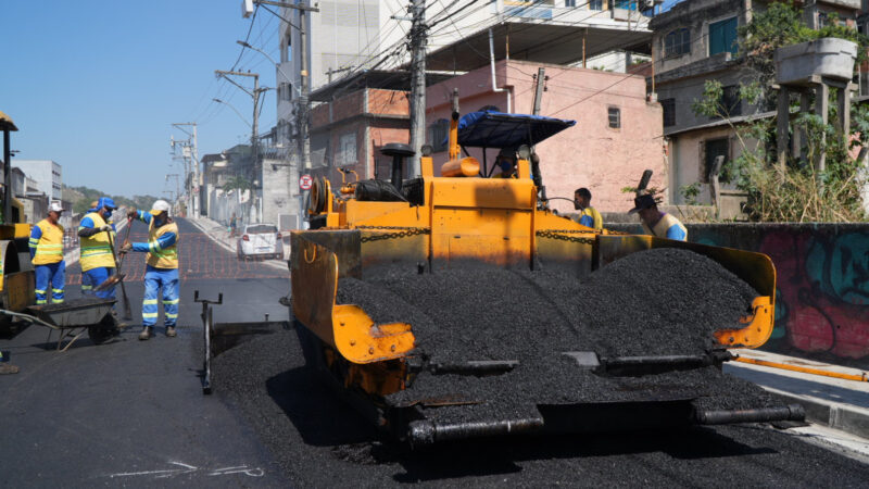 Trecho do MUVI em São Miguel recebe pavimentação