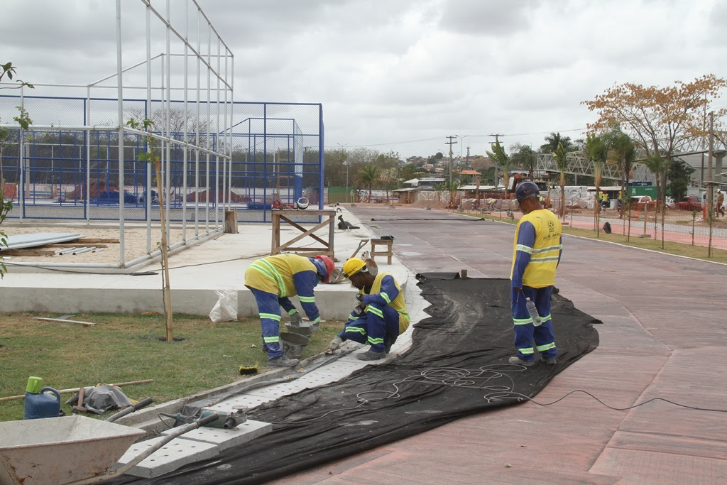 Obras no Parque RJ São Gonçalo estão entrando na reta final