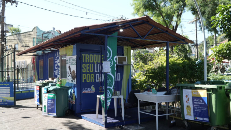 Ecoponto do Zé Garoto reciclou mais de 10 toneladas de materiais em menos de quatro meses de funcionamento
