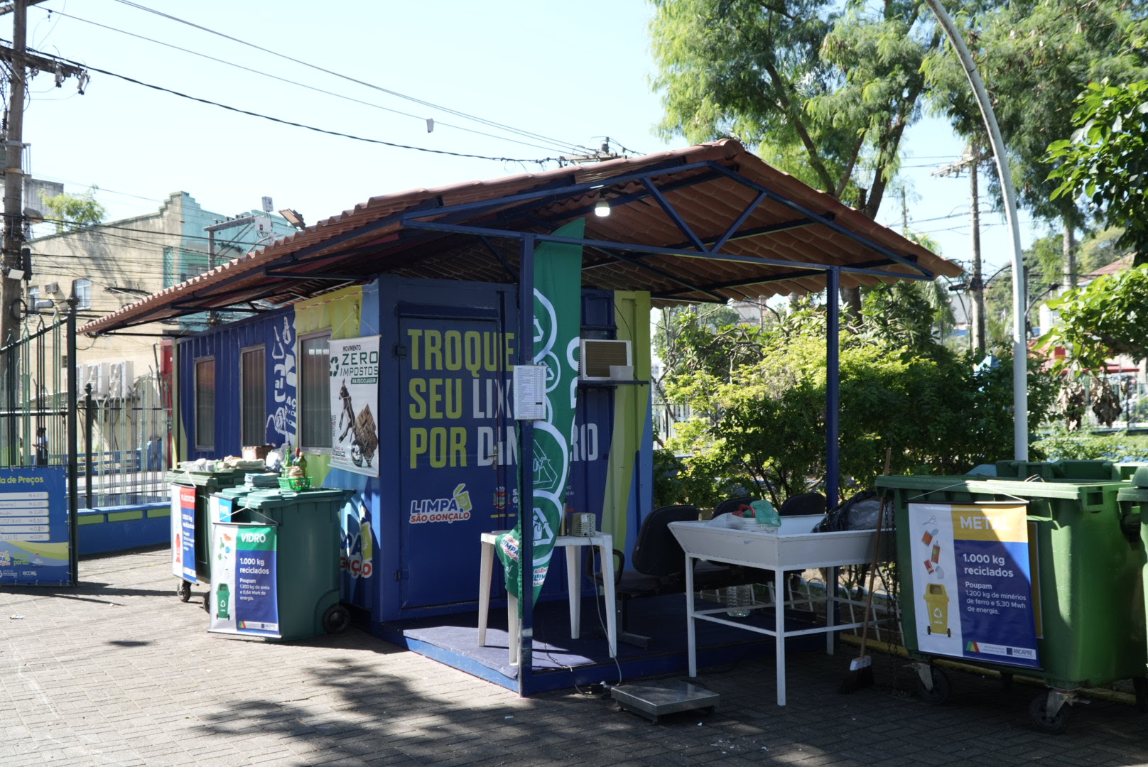 Ecoponto do Zé Garoto reciclou mais de 10 toneladas de materiais em menos de quatro meses de funcionamento