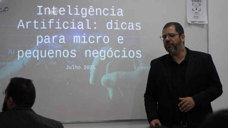 São Gonçalo realiza palestra sobre inteligência artificial para empreendedores