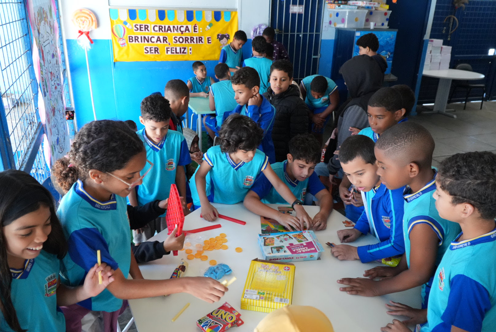 Recreio dirigido estimula integração em escola de São Gonçalo