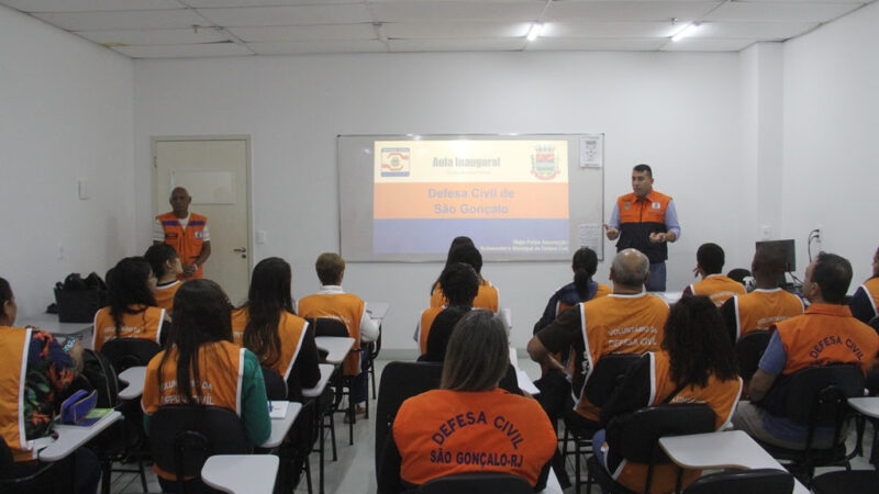Defesa Civil abre inscrições para nova turma do Curso de Voluntários