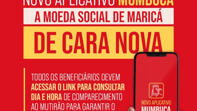 Prefeitura de Maricá realiza mutirão para retirada de senhas do novo aplicativo de benefícios sociais
