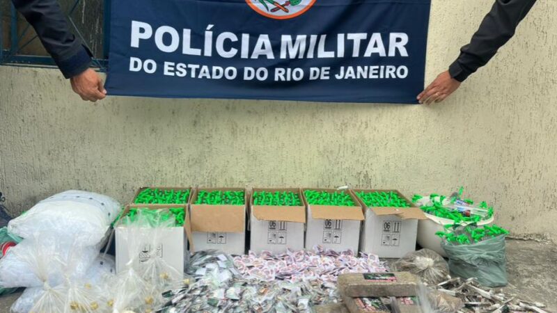 Sétimo Batalhão dá prejuízo ao tráfico de drogas em São Gonçalo