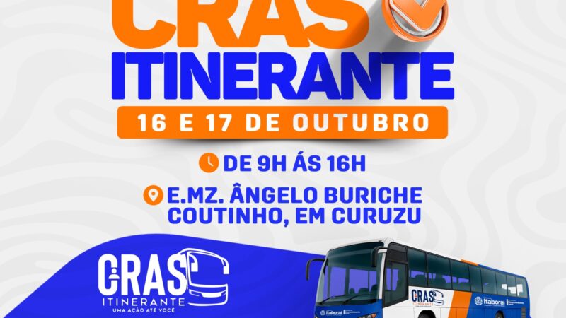 CRAS Itinerante leva serviços de cidadania e assistência social ao bairro Curuzu
