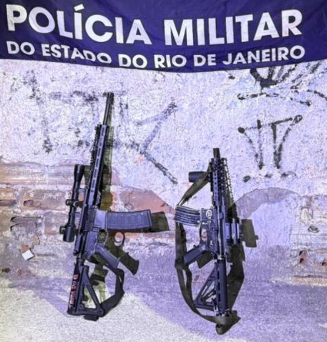 Dois fuzis são apreendidos em operação do 7º BPM no Jardim Catarina, em São Gonçalo