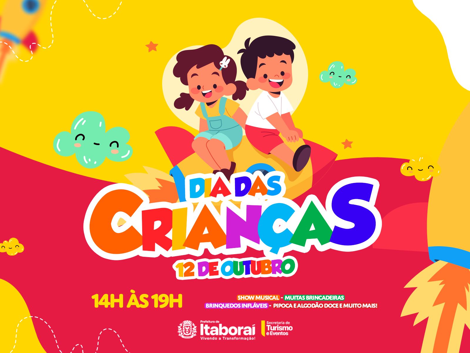 Itaboraí promove Festa das Crianças em praças do Centro, Manilha, Itambi e São José neste sábado (12/10)