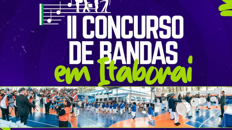Itaboraí será palco do II Concurso de Bandas neste domingo (26/10)
