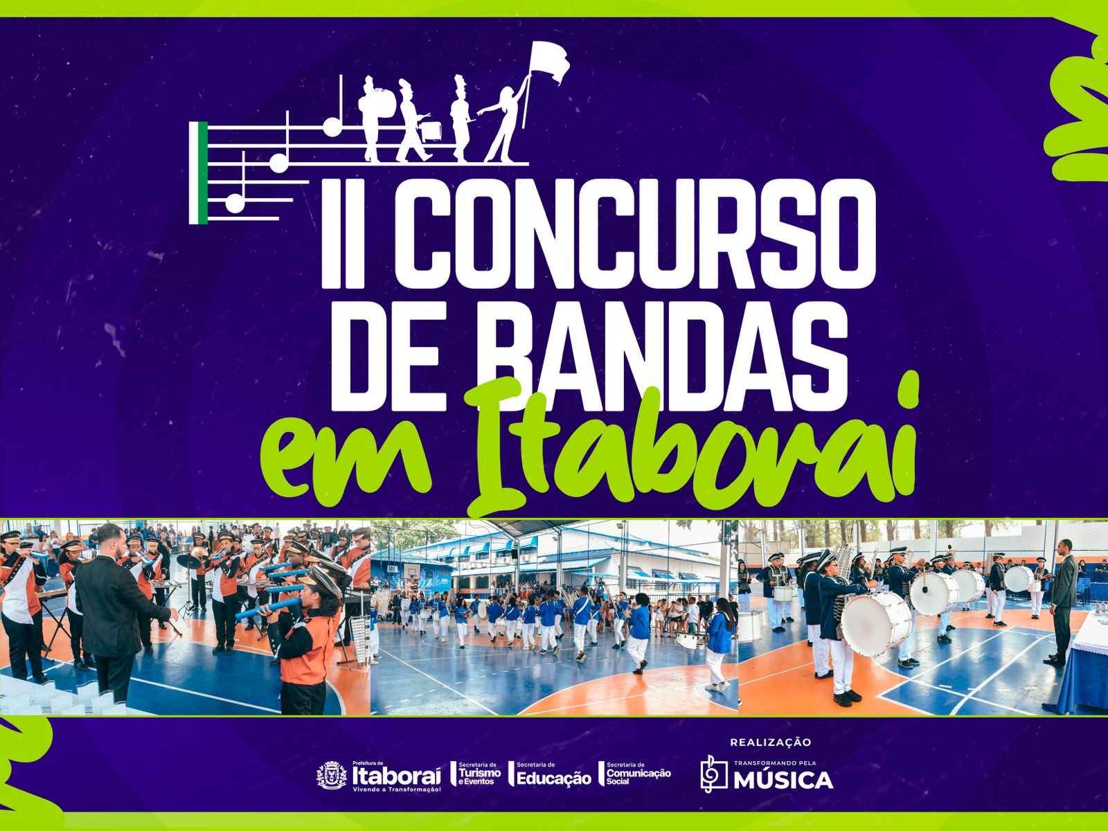 Itaboraí será palco do II Concurso de Bandas neste domingo (26/10)