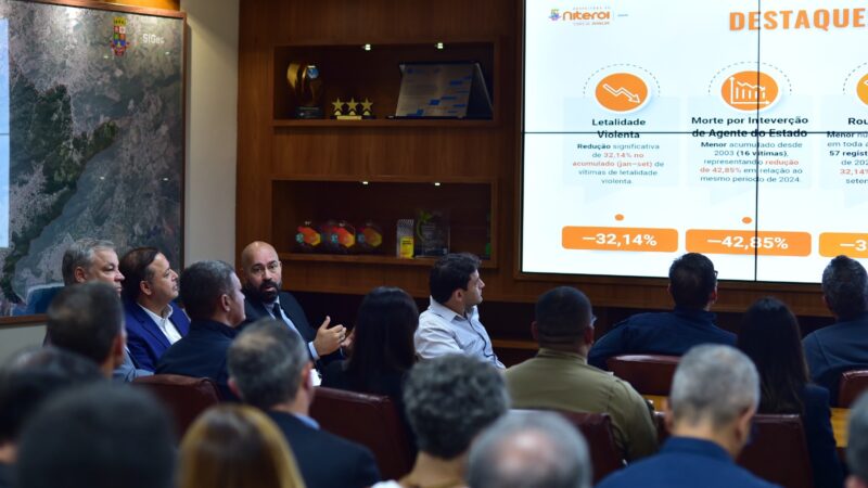 Niterói consolida liderança em segurança com integração das forças em reunião com Gabinete de Gestão Integrada Municipal