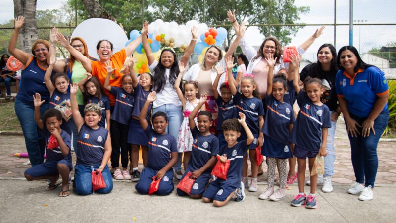 UBS Sambaetiba promove ação especial de Dia das Crianças com equipe e-Multi
